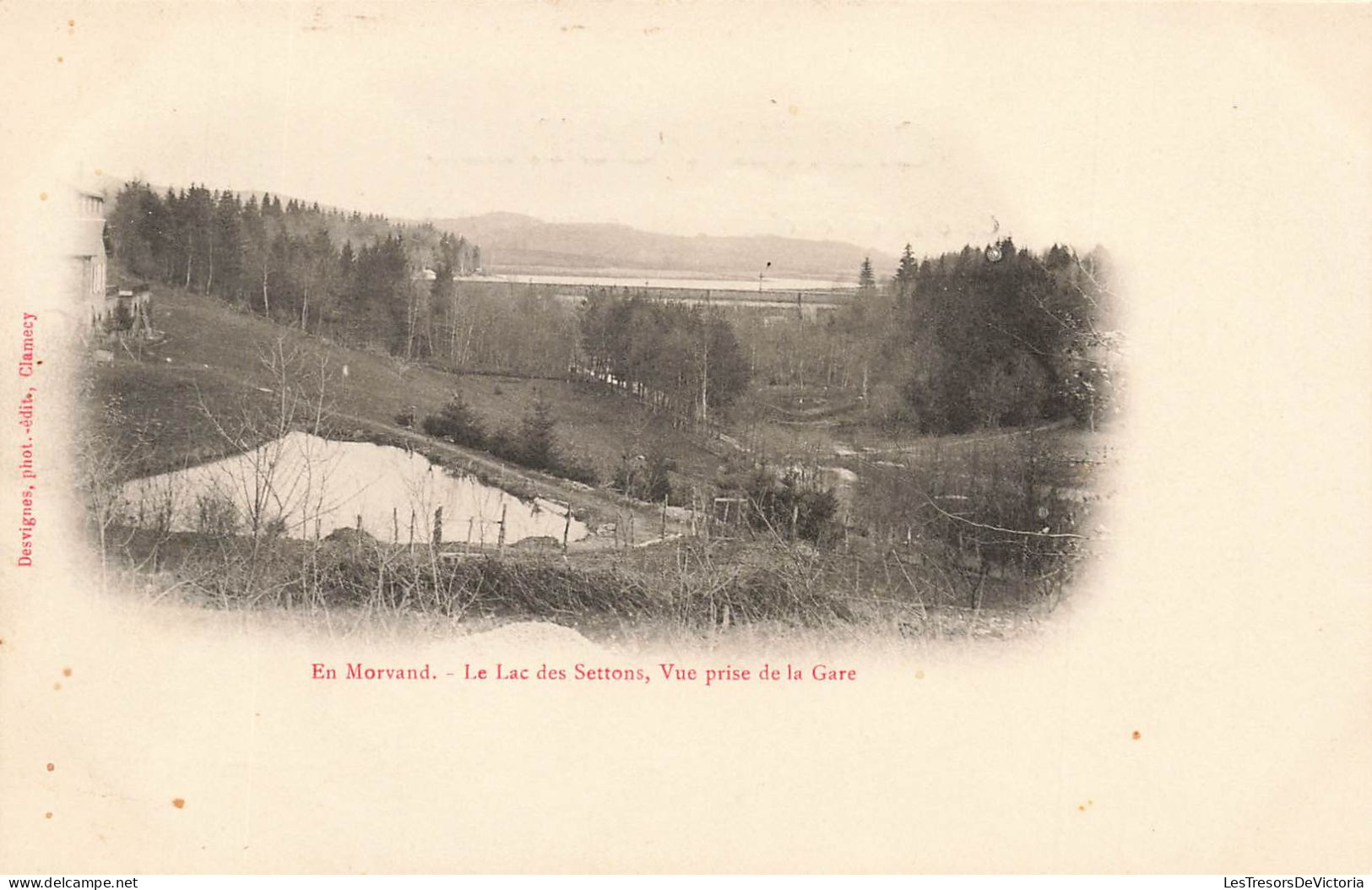 FRANCE - En Morvand - Le Lac Des Settons - Vue Prise De La Gare - Carte Postale Ancienne - Autres & Non Classés