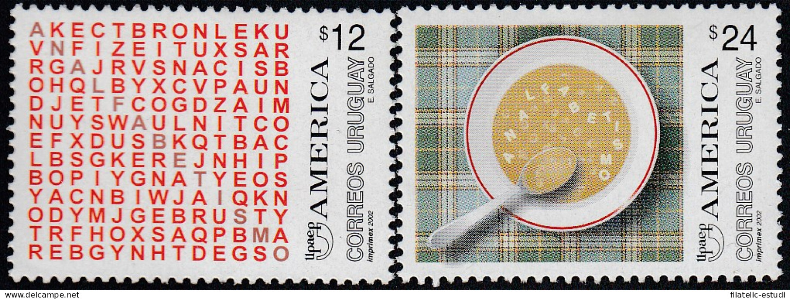 Upaep Uruguay 2047/48 2002 Sopa De Letras MNH - Altri - America