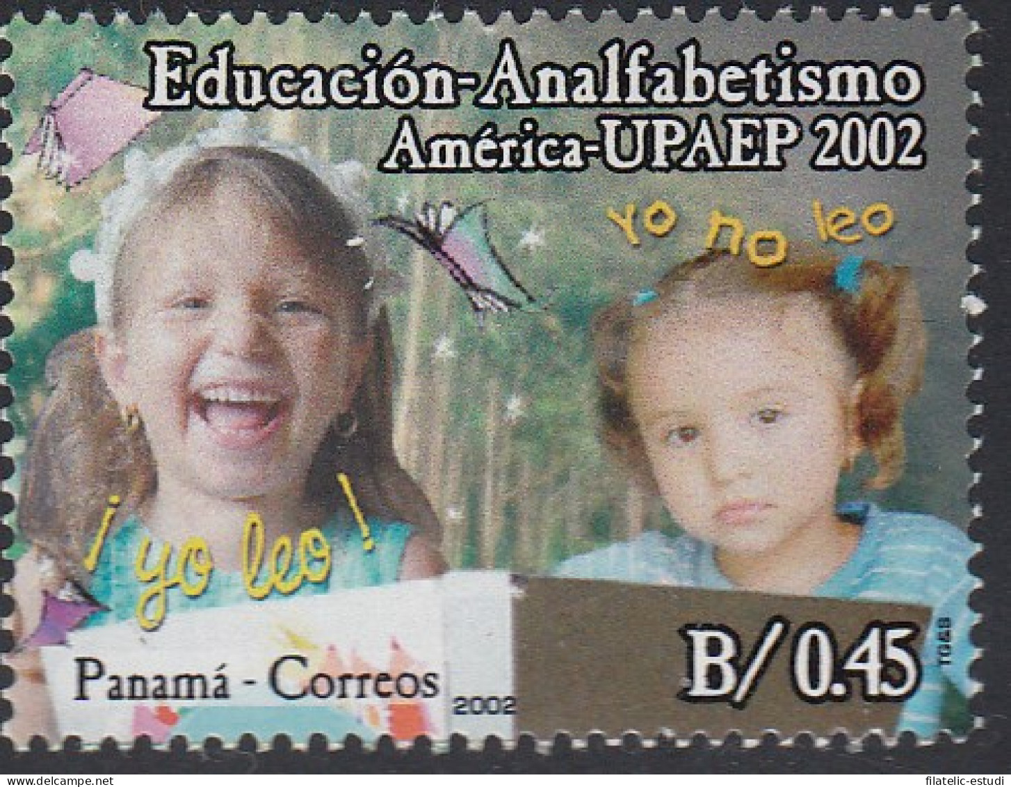 Upaep Panamá 1228 2002 Niña Que Saber Leer Y Niña Que No MNH - Altri - America