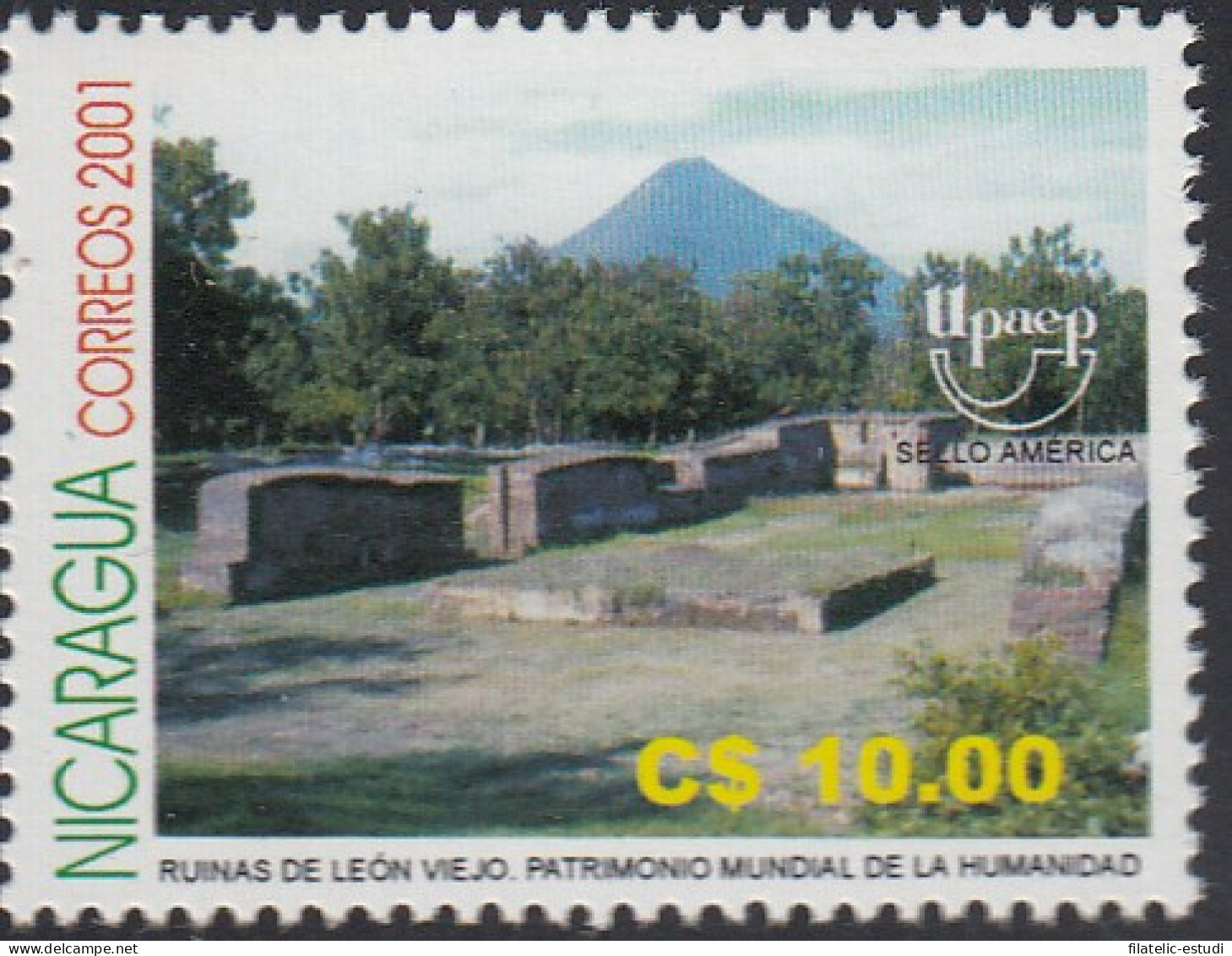 Upaep Nicaragua 2531 2001 Ruinas De León Viejo MNH - Altri - America