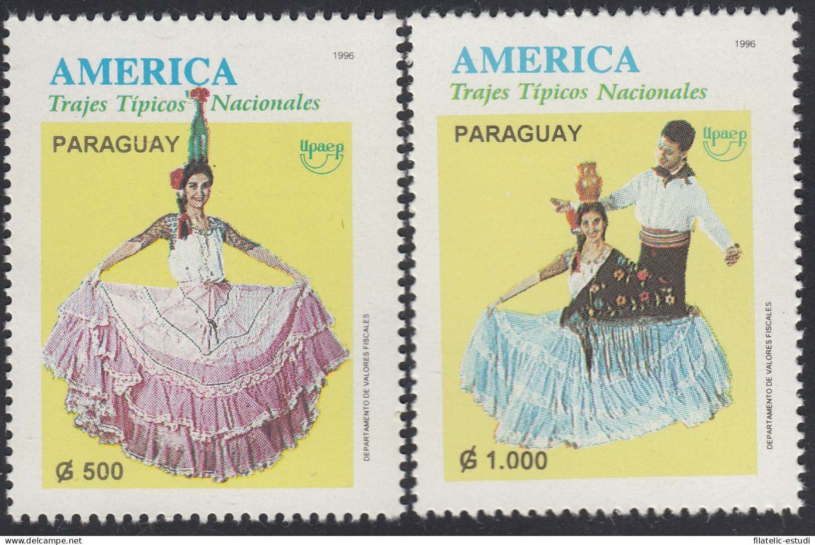 Upaep Paraguay 2710/11 1996 Trajes Típicos MNH - Altri - America