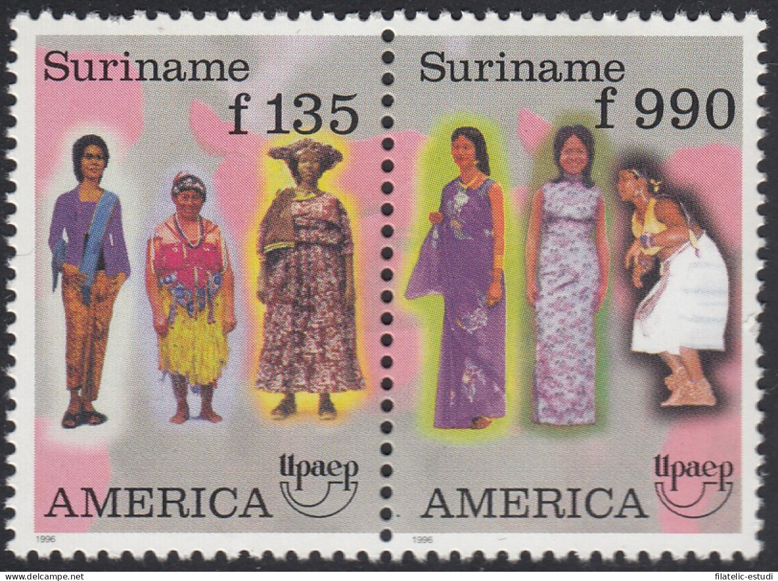 Upaep Suriname 1403/04 1996 Mujeres Campesinas Y De Ciudad MNH - Altri - America