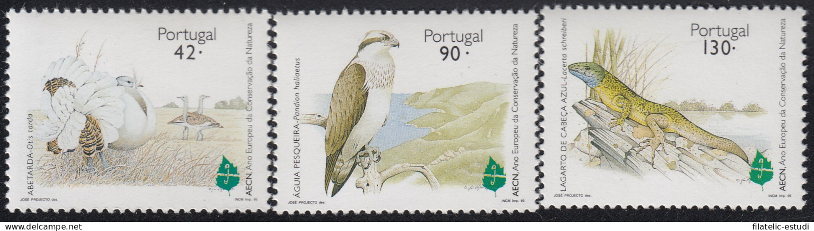 Upaep Portugal SH HB/108 Otis Tarda Pandion Haliaetus Pájaro Bird Fauna MNH - Altri - America