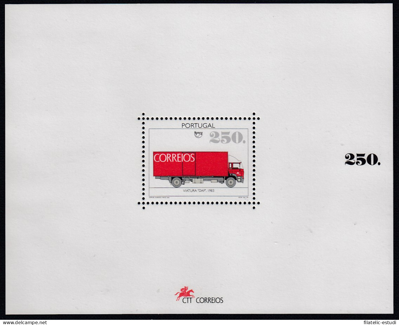 Upaep Portugal 105 1994 Camión De Transporte Postal MNH - Altri - America