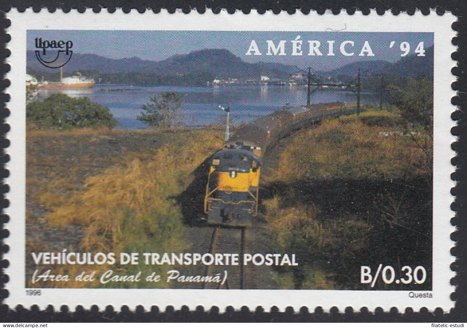 Upaep Panamá 1136 1994 Tren Postal Train Railway MNH - Altri - America