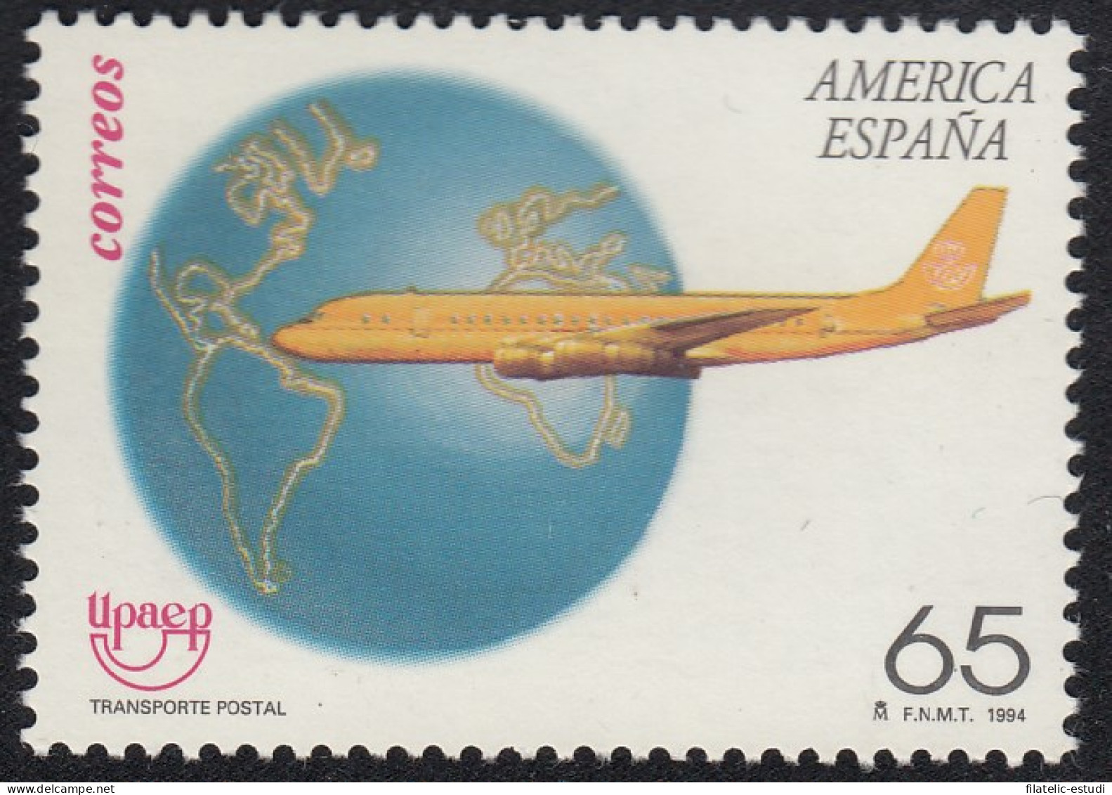 Upaep España 2912 1994 Avión Y Globo Terraqueo MNH - Altri - America