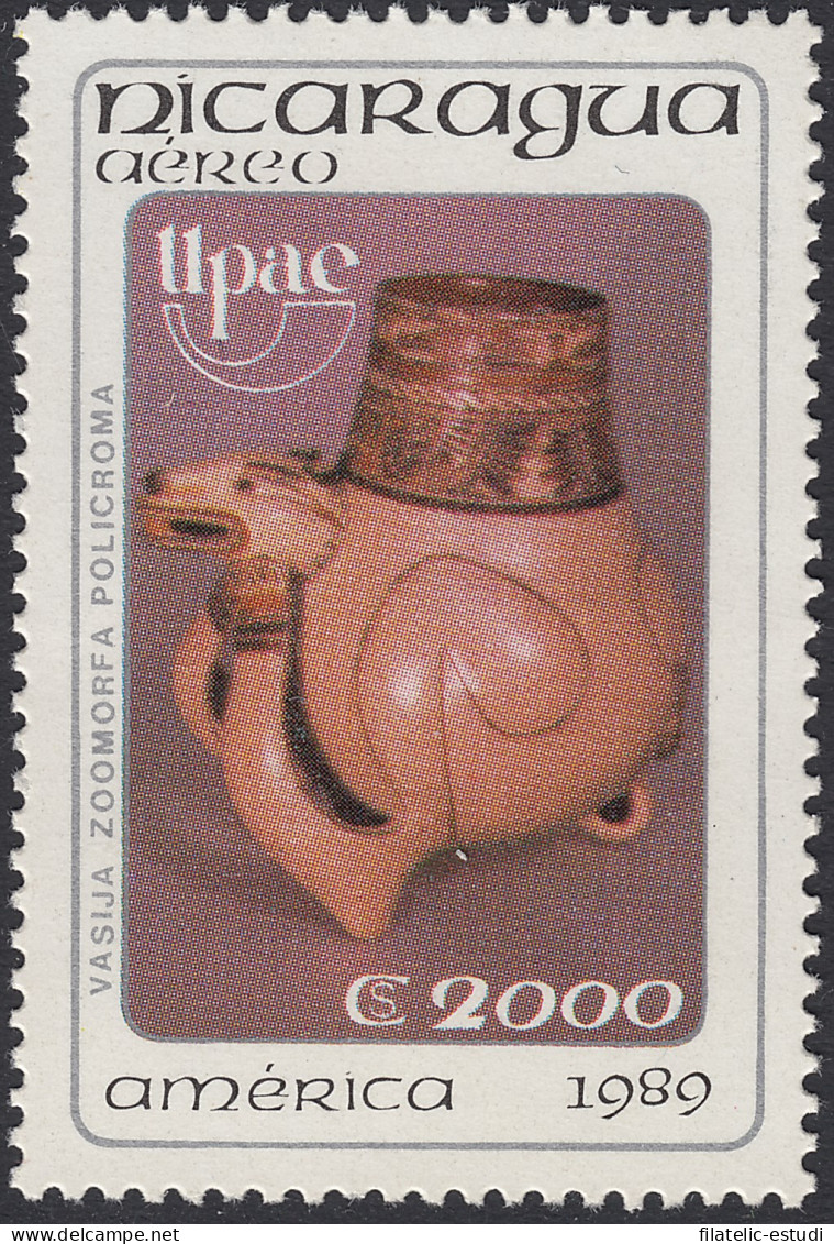 Upaep Nicaragua 1307 1989 Correo Aéreo MNH - Altri - America