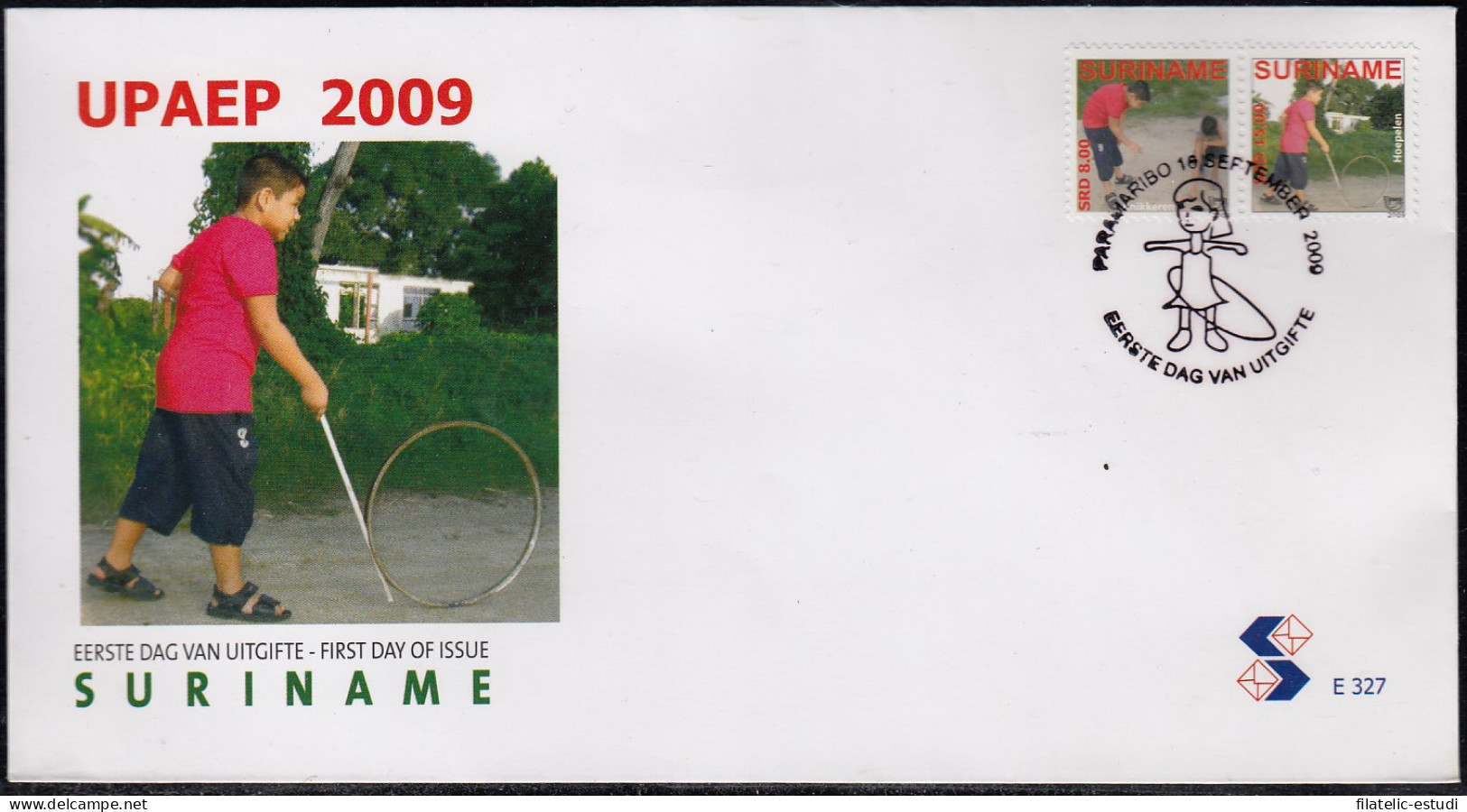 Upaep Suriname HB111 2009 Juegos Tradicionales Hoepelen SPD FDC Sobre Primer D - Altri - America