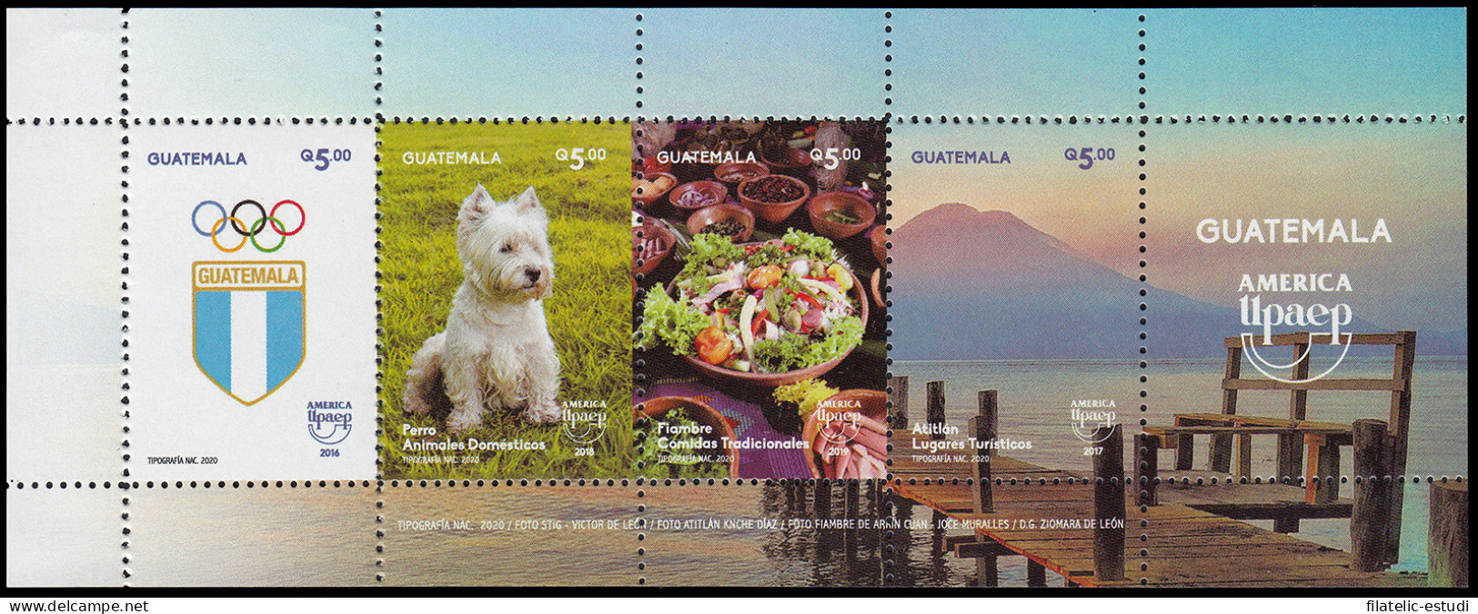 Upaep Guatemala 2020 Animales, Comidas Y Lugares MNH - Sonstige - Amerika