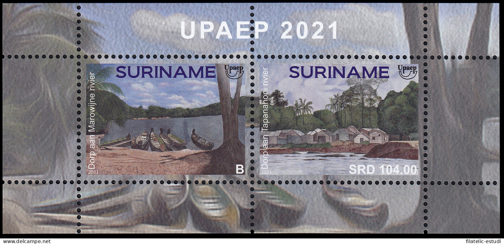 Upaep Suriname 2021 Turismo Hoja Bloque MNH - Sonstige - Amerika