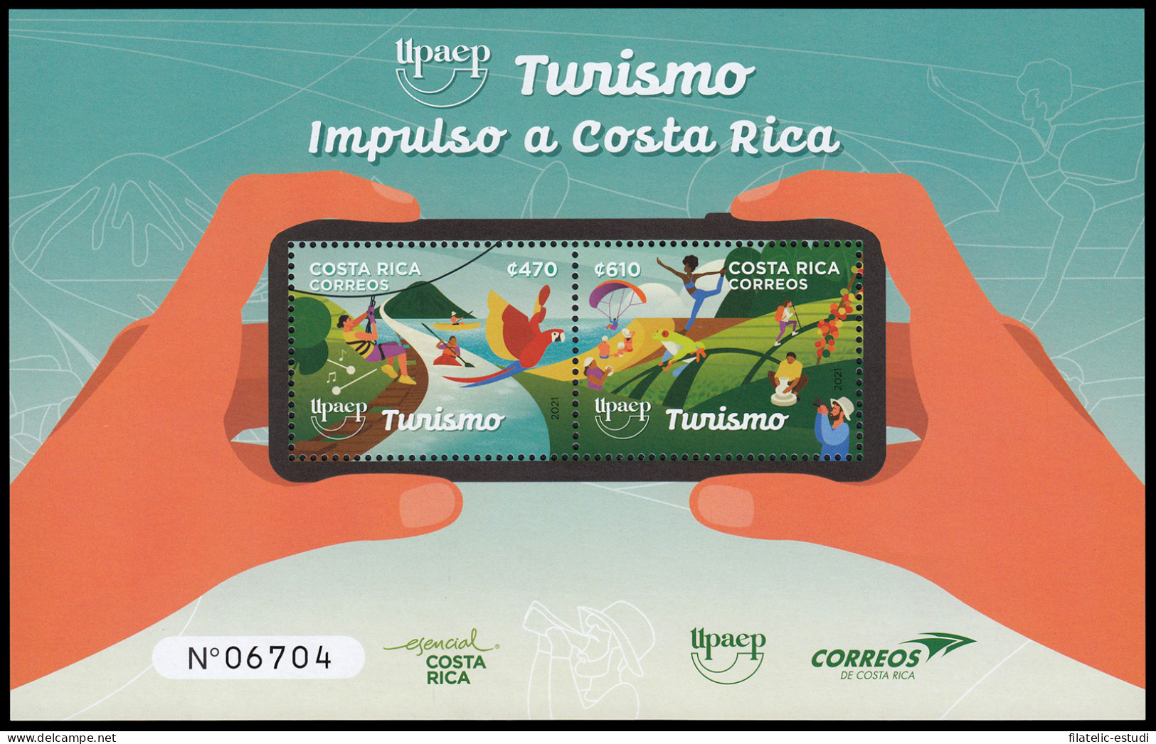 Upaep Costa Rica 2021 Turismo MNH - Sonstige - Amerika