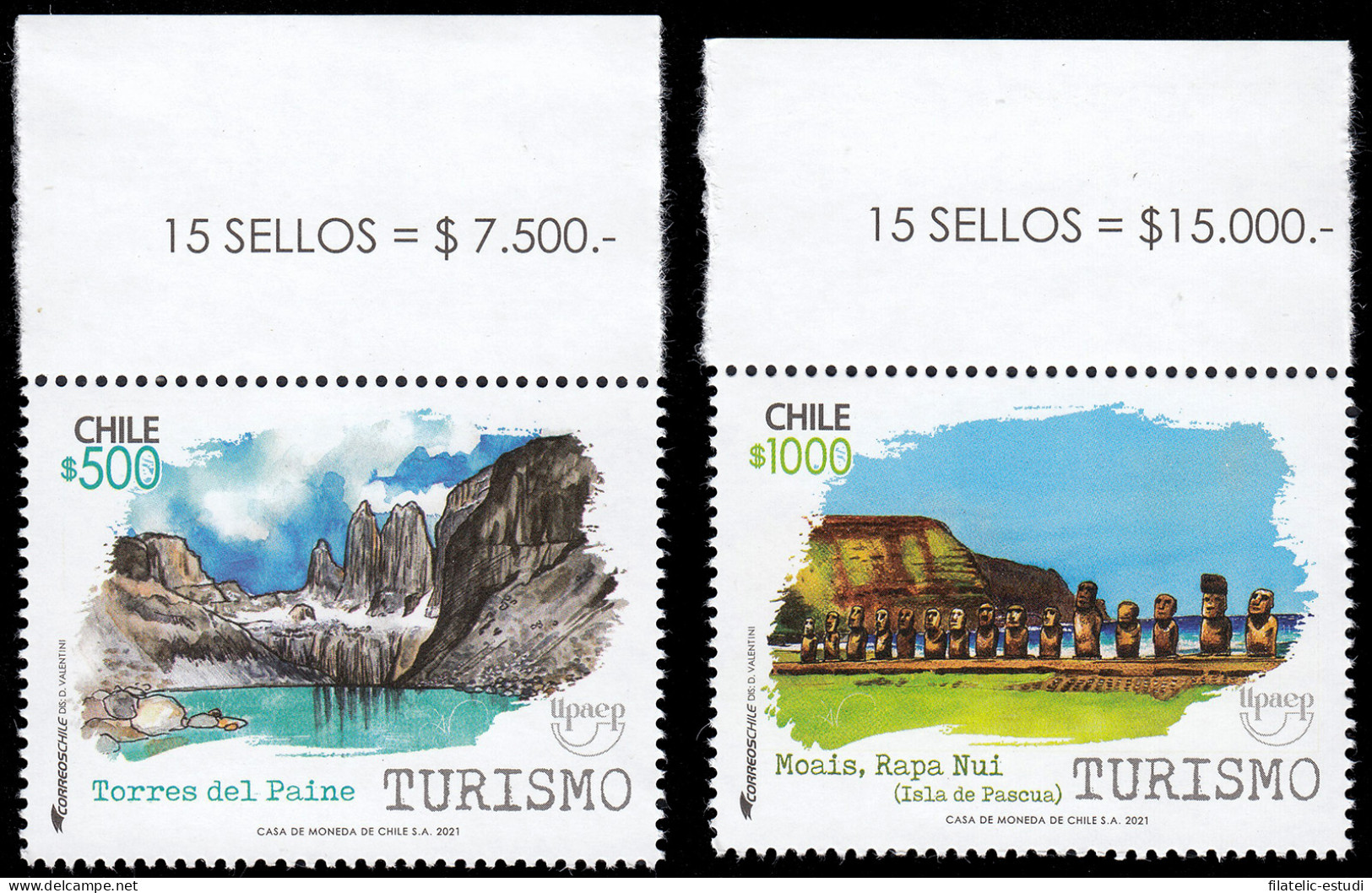 Upaep Chile 2021 Turismo MNH - Sonstige - Amerika
