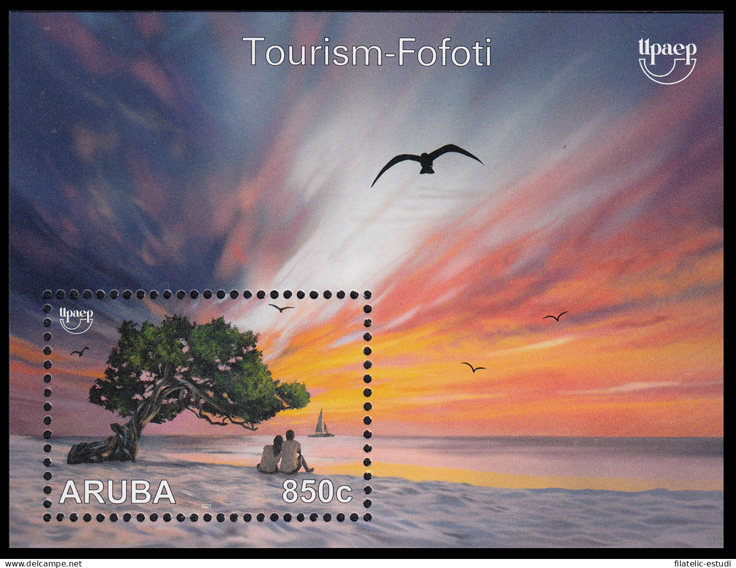 Upaep Aruba 2021 Fofoti Turismo - Hojas Bloque MNH - Sonstige - Amerika