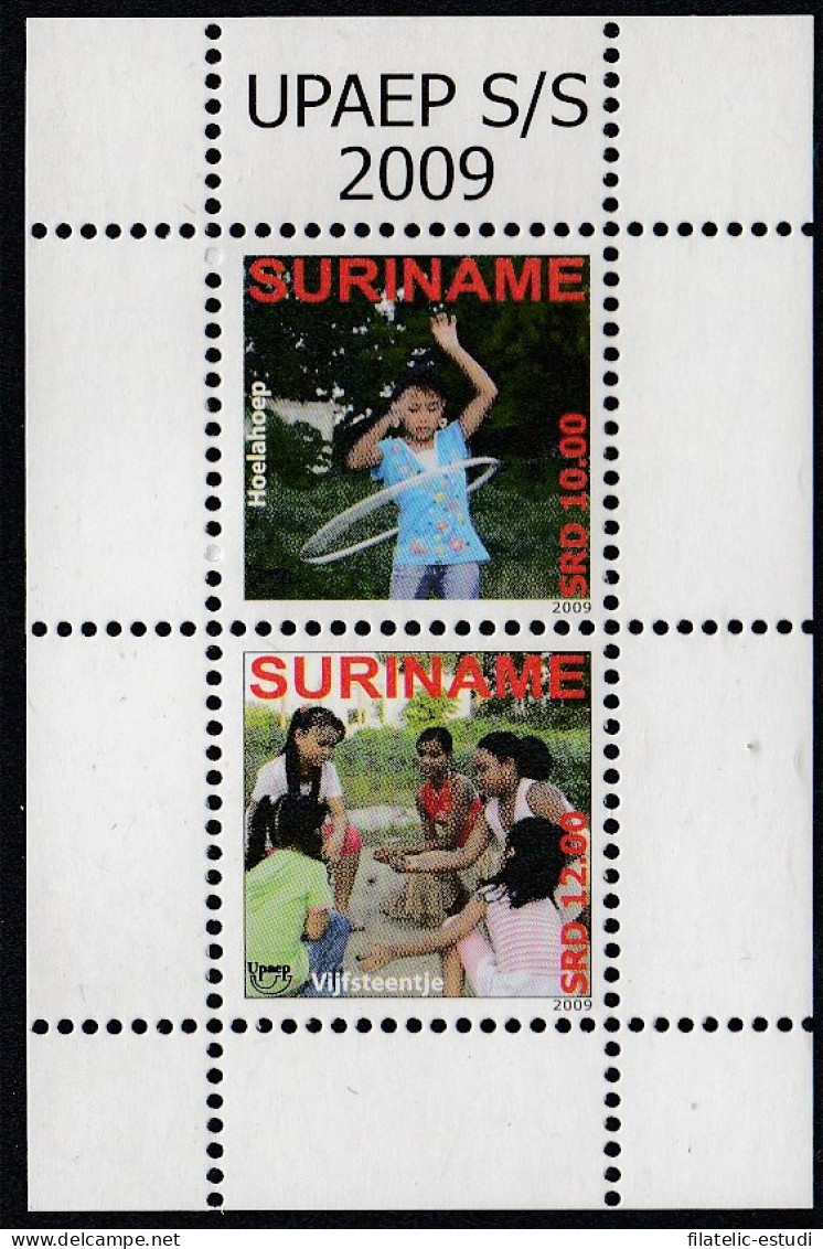 Upaep Suriname 2059/60 2009 Juegos Tradicionales Hoelahoep Vijfsteentje MNH - Sonstige - Amerika