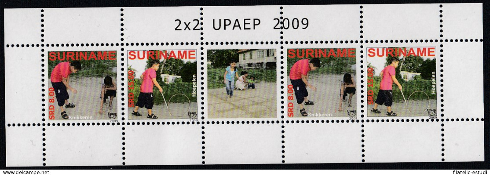 Upaep Suriname HB 111 2009 Juegos Tradicionales Hoepelen MNH - Sonstige - Amerika