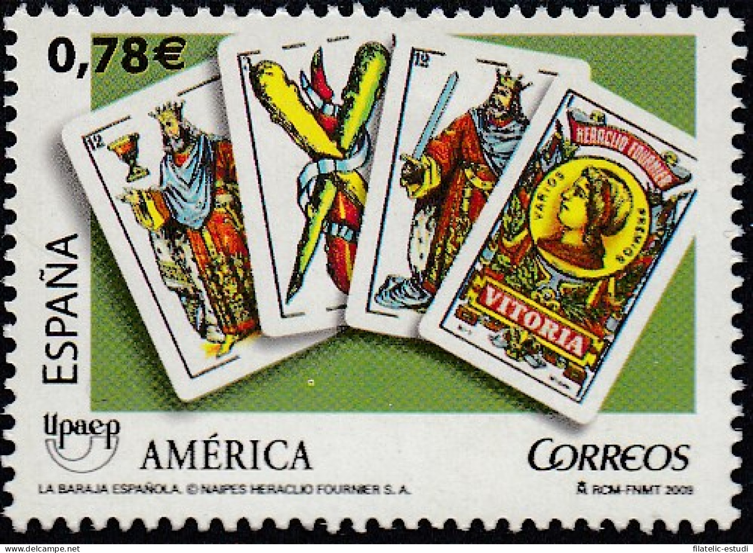 Upaep España 4513 2009 Juegos Tradicionales La Baraja Española MNH - Sonstige - Amerika