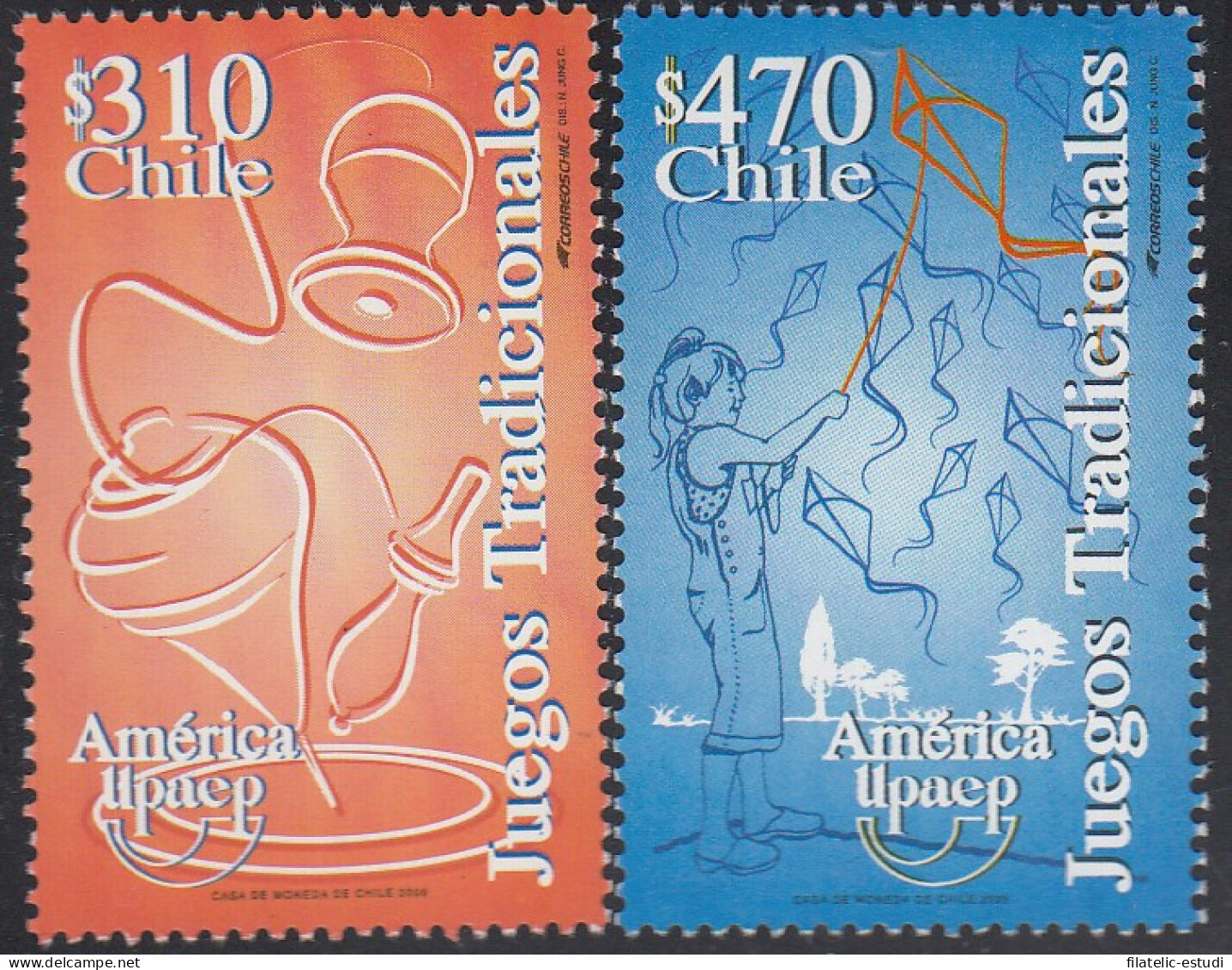 Upaep Chile 1918/19 2009 Juegos Tradicionales MNH - Sonstige - Amerika