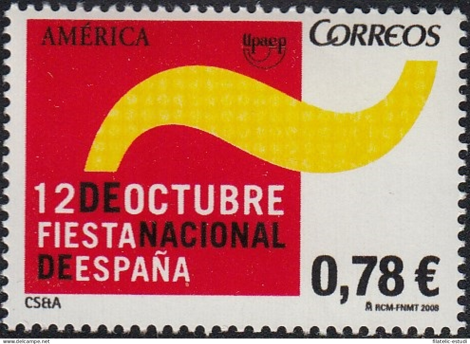 Upaep España 4438 2008 Doce De Octubre Fiesta Nacional MNH - Altri - America