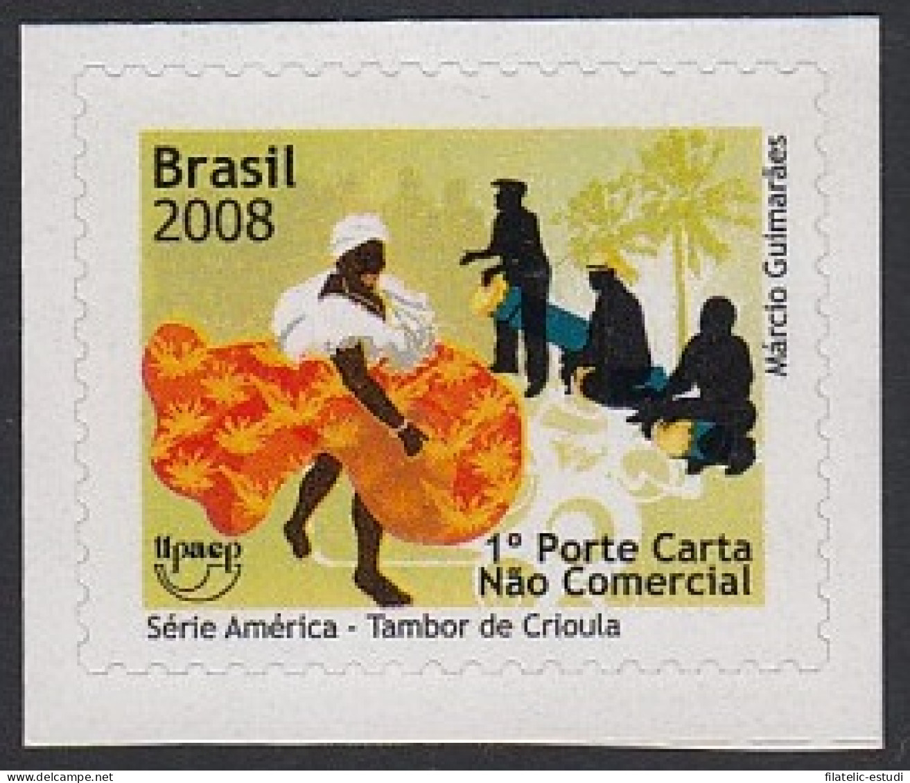 Upaep Brasil 3004 2008 Tambor De Crioula MNH - Altri - America