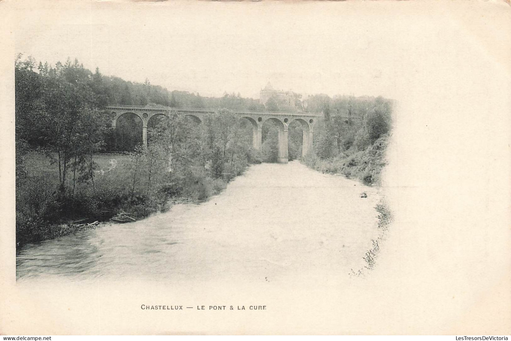 FRANCE - Chastellux - Le Pont & La Cure - Carte Postale Ancienne - Autres & Non Classés