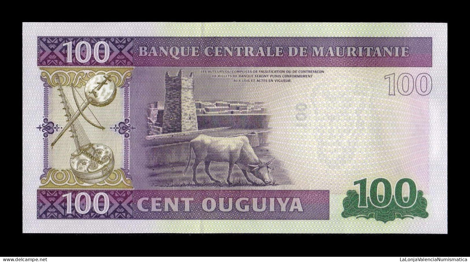 Mauritania 100 Ouguiya 2015 Pick 16b Sc Unc - Mauritanië