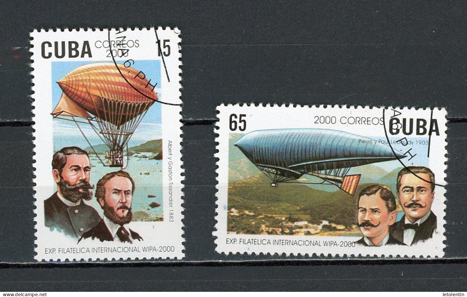 CUBA -  WIPA 2000  N°Yt 3869+3871 Obli. - Gebraucht