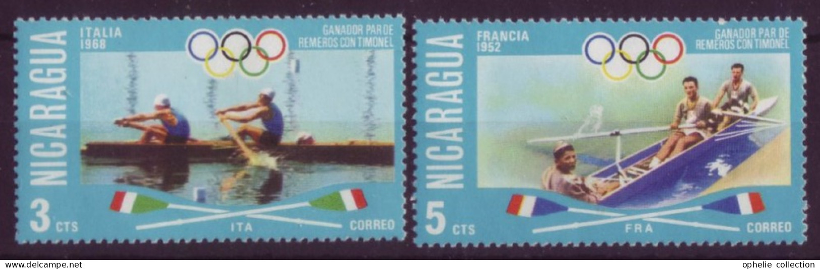 Amérique - Nicaragua - Italia 1988 - Ganador - 2 Timbres Différents - 6526 - Nicaragua