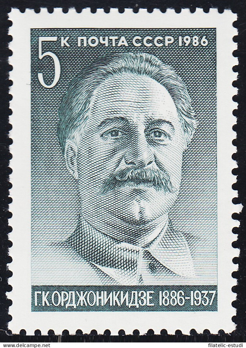 Rusia 5352 1986 Centenario Del Nacimiento Del Político G.K. Ordjonikidze MNH - Sonstige & Ohne Zuordnung