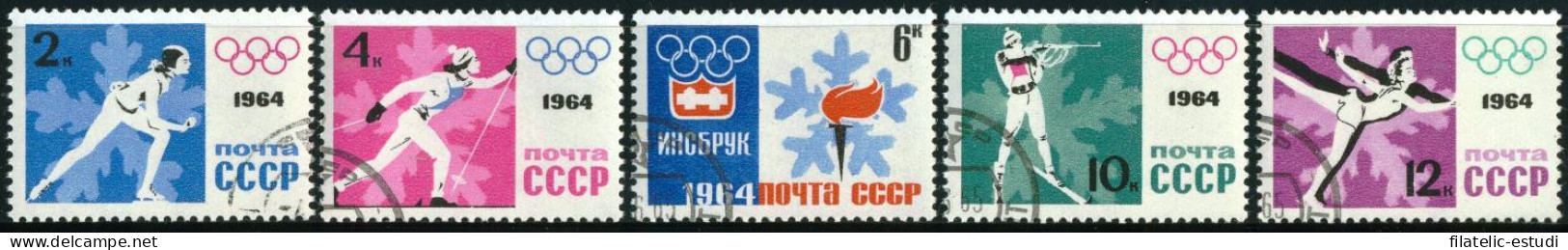 DEP7 Rusia 2772/76  1964  Used - Altri & Non Classificati