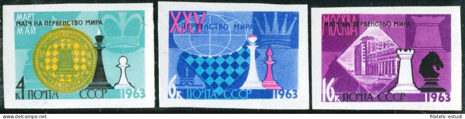 AJZ2 Rusia 2669/71 2763/5 2742/4   1963  MNH - Otros & Sin Clasificación