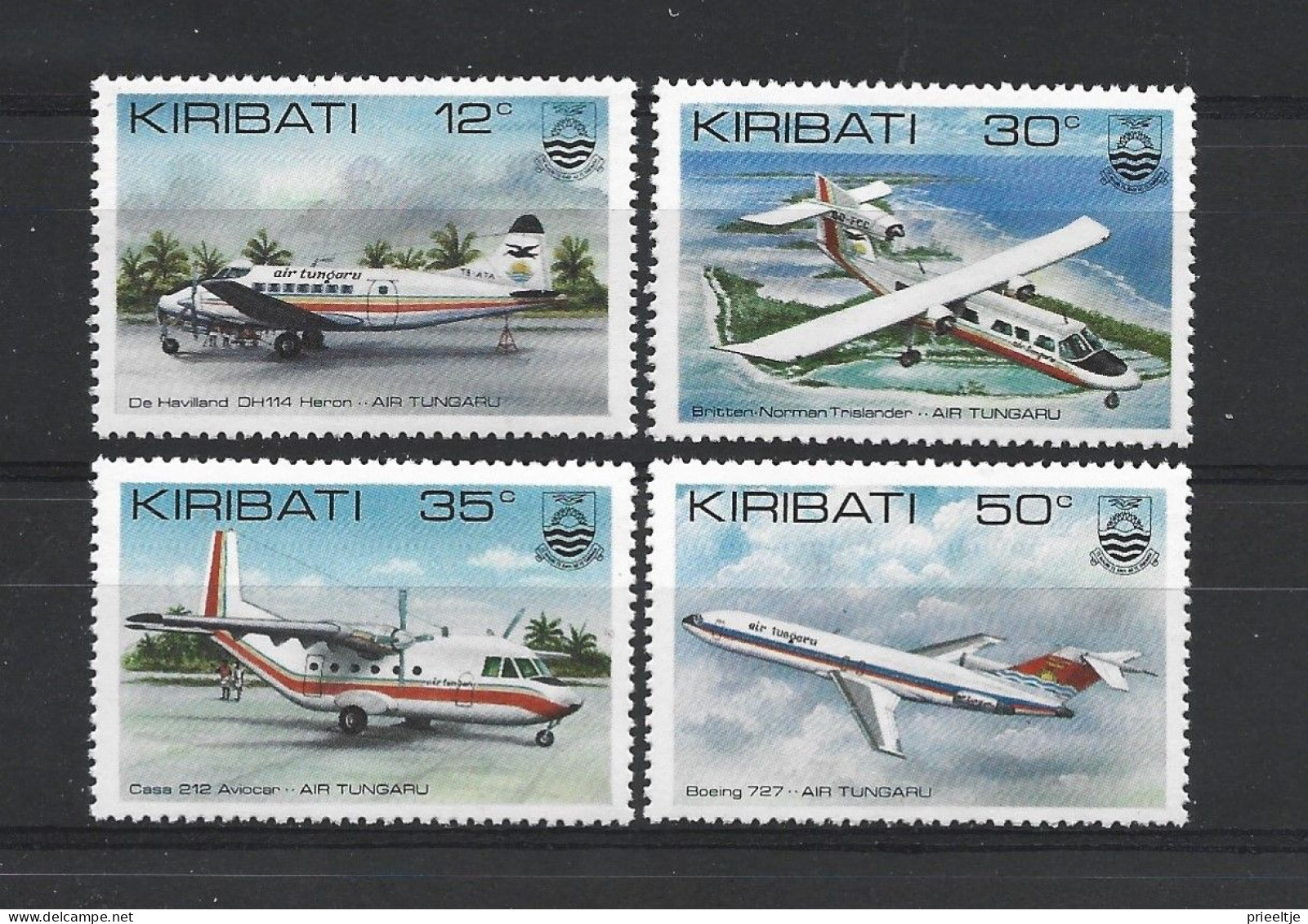 Kiribati 1982 Aviation Y.T. 78/81  ** - Kiribati (1979-...)