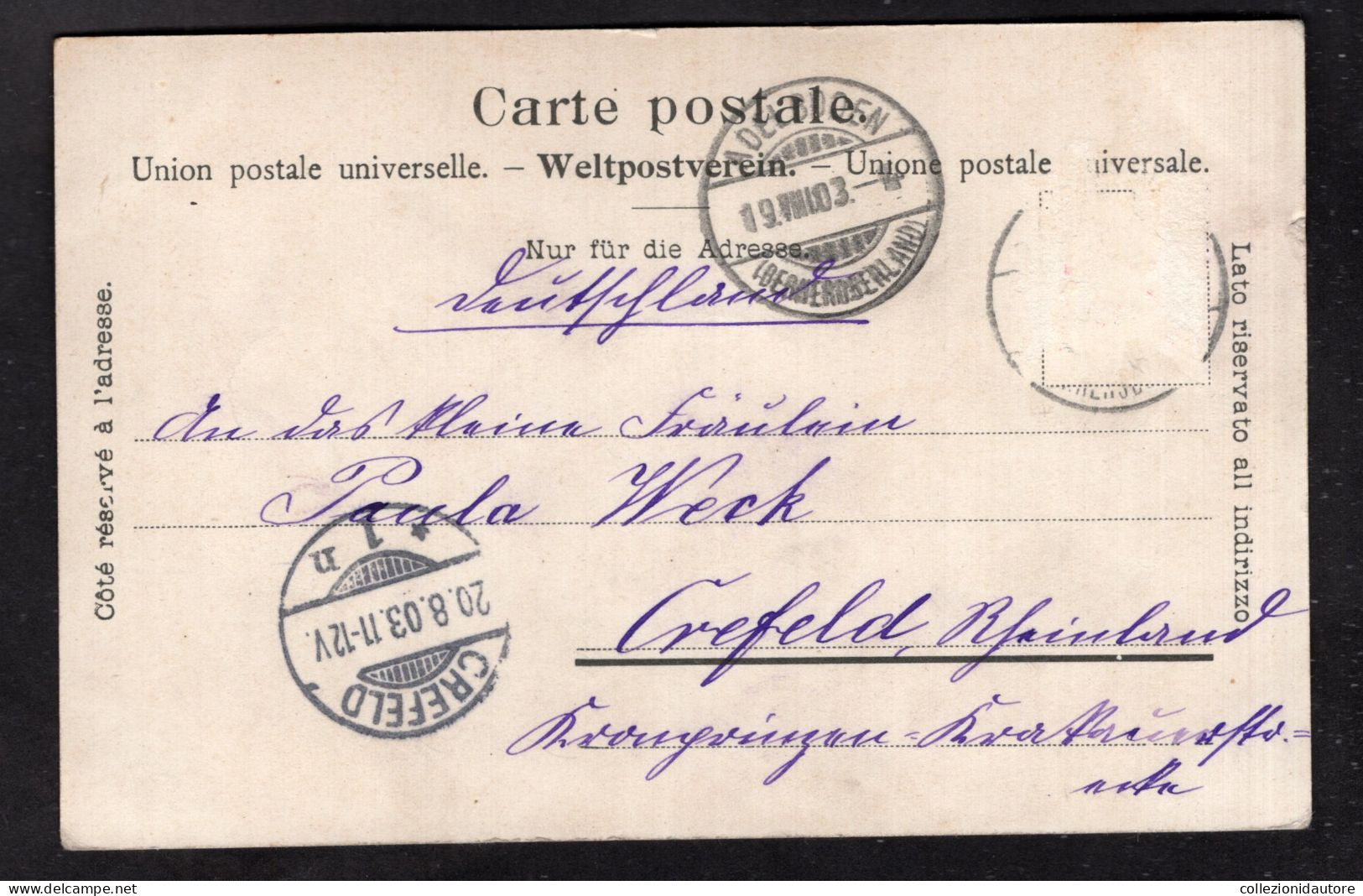 FRUTIGEN - KIRCHE UND ALPEN - CARTOLINA FP SPEDITA NEL 1903 - Frutigen