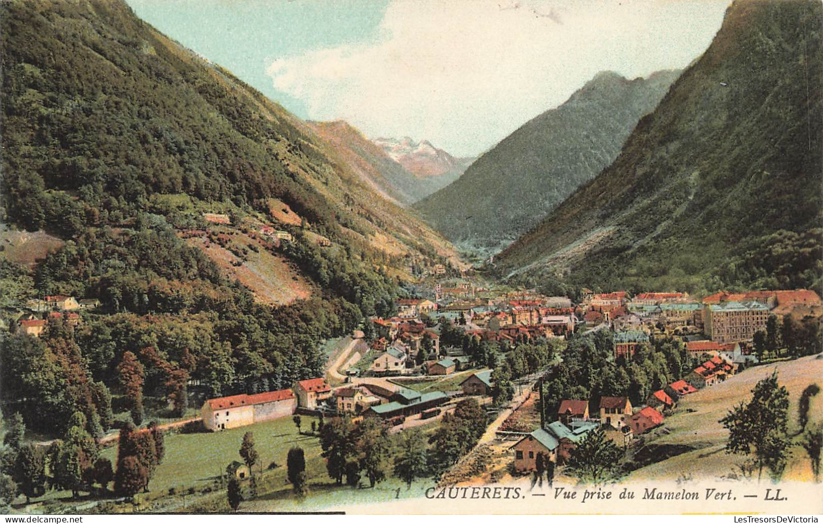FRANCE - Cauterets - Vue Prise Du Mamelon Vert - LL - Village - Carte Postale Ancienne - Cauterets
