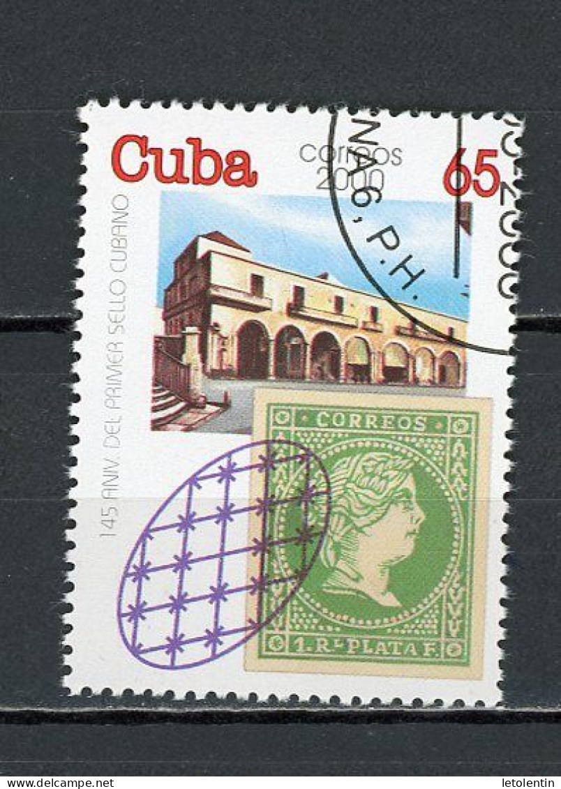 CUBA -  JOURNÉE DU TIMBRE  N°Yt 3859 Obli. - Gebraucht