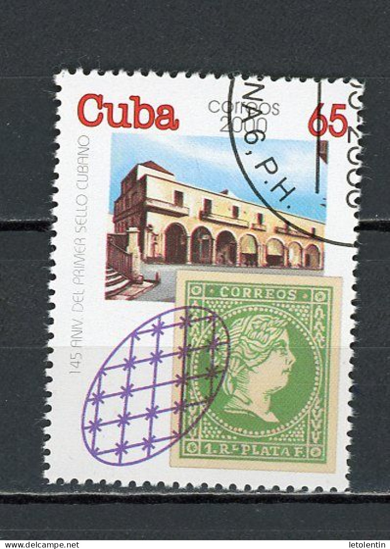 CUBA -  JOURNÉE DU TIMBRE  N°Yt 3859 Obli. - Gebruikt