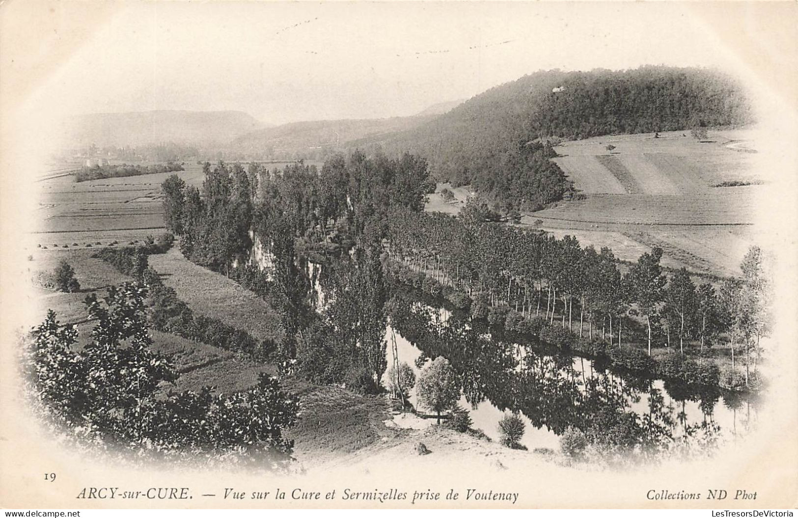 FRANCE - Arcy Sur Cure - Vue Sur La Cure Et Sermizelles Prise De Voutenay - Carte Postale Ancienne - Autres & Non Classés