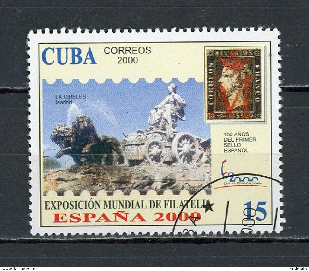 CUBA -  ESPANA 2000  N°Yt 3890 Obli. - Gebruikt