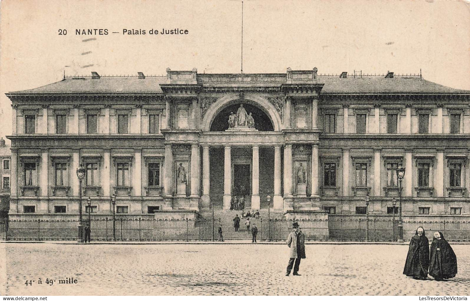 FRANCE - Nantes - Palais De Justice - Bonnes Soeurs - Carte Postale Ancienne - Nantes