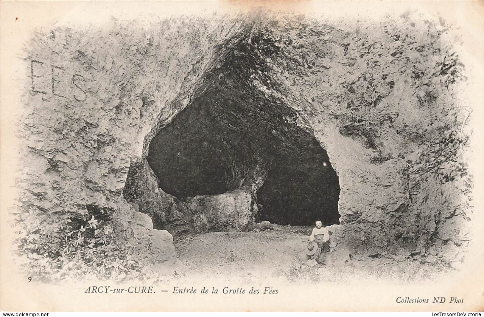 FRANCE - Arcy Sur Cure - Entrée De La Grotte Des Fées - Carte Postale Ancienne - Autres & Non Classés