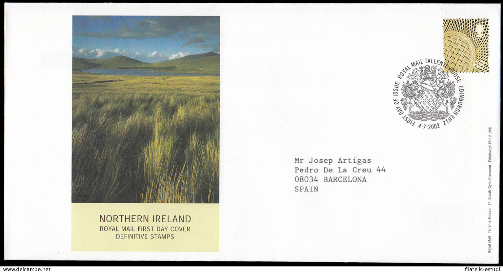 Gran Bretaña 2351 2002 SPD FDC Serie Regional Irlanda Del Norte Sobre Primer D - Unclassified