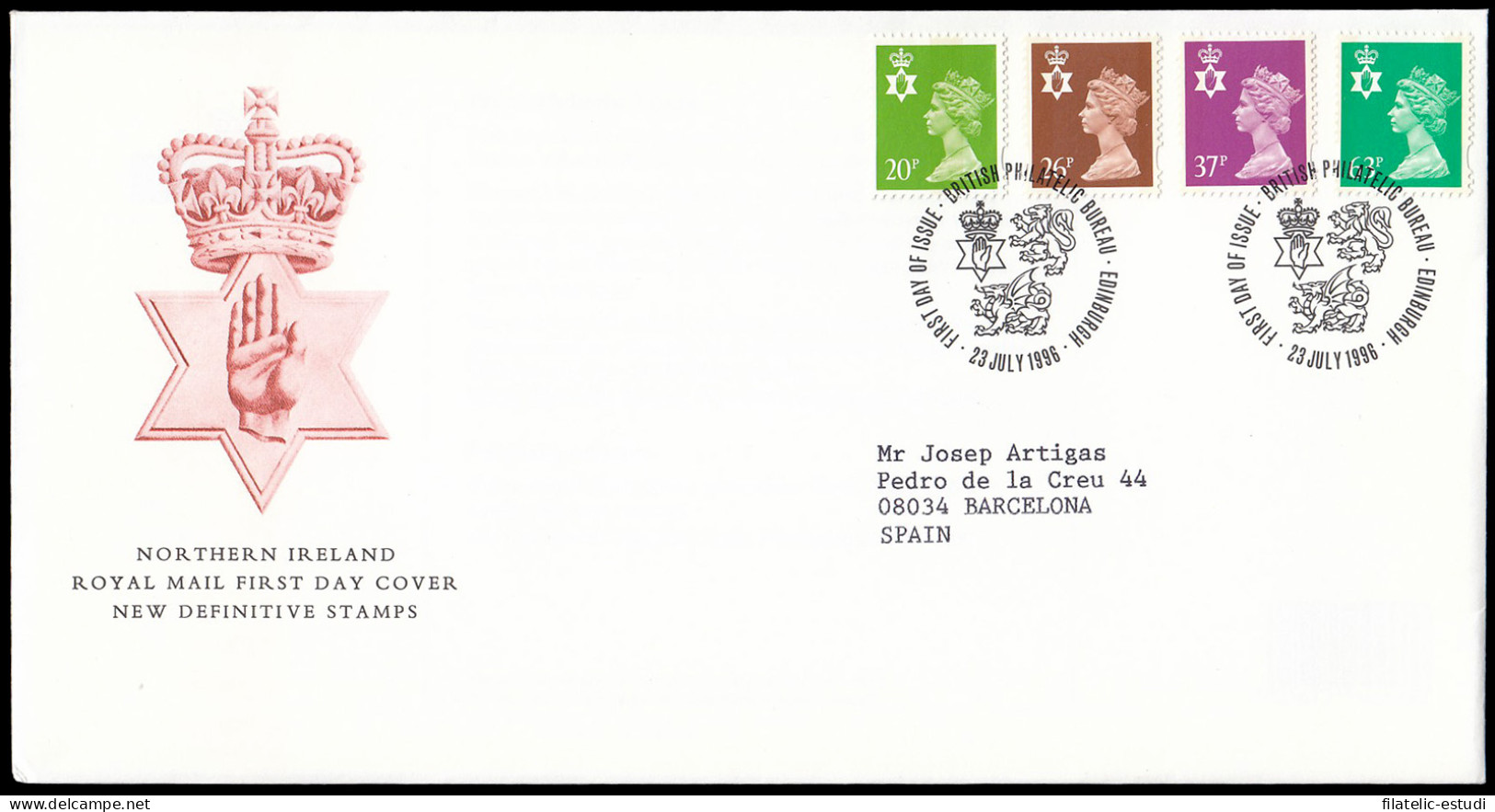 Gran Bretaña 1893/04 (de La Serie) 1996 SPD FDC Serie Reina Isabel II Sobre Pr - Unclassified