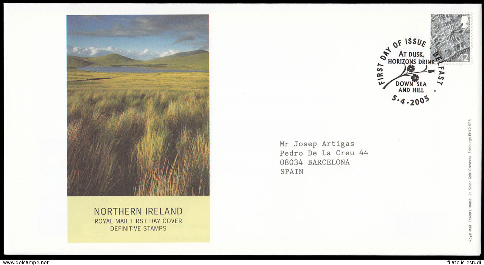 Gran Bretaña 2642 2005 SPD FDC Serie Regional Irlanda Del Norte Sobre Primer D - Ohne Zuordnung