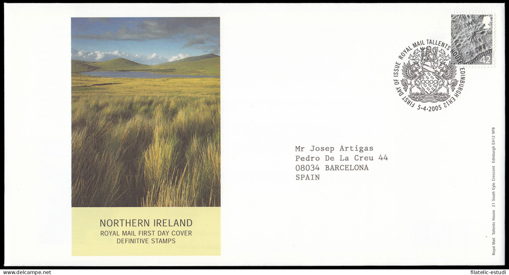 Gran Bretaña 2642 2005 SPD FDC Serie Regional Irlanda Del Norte Sobre Primer D - Non Classés