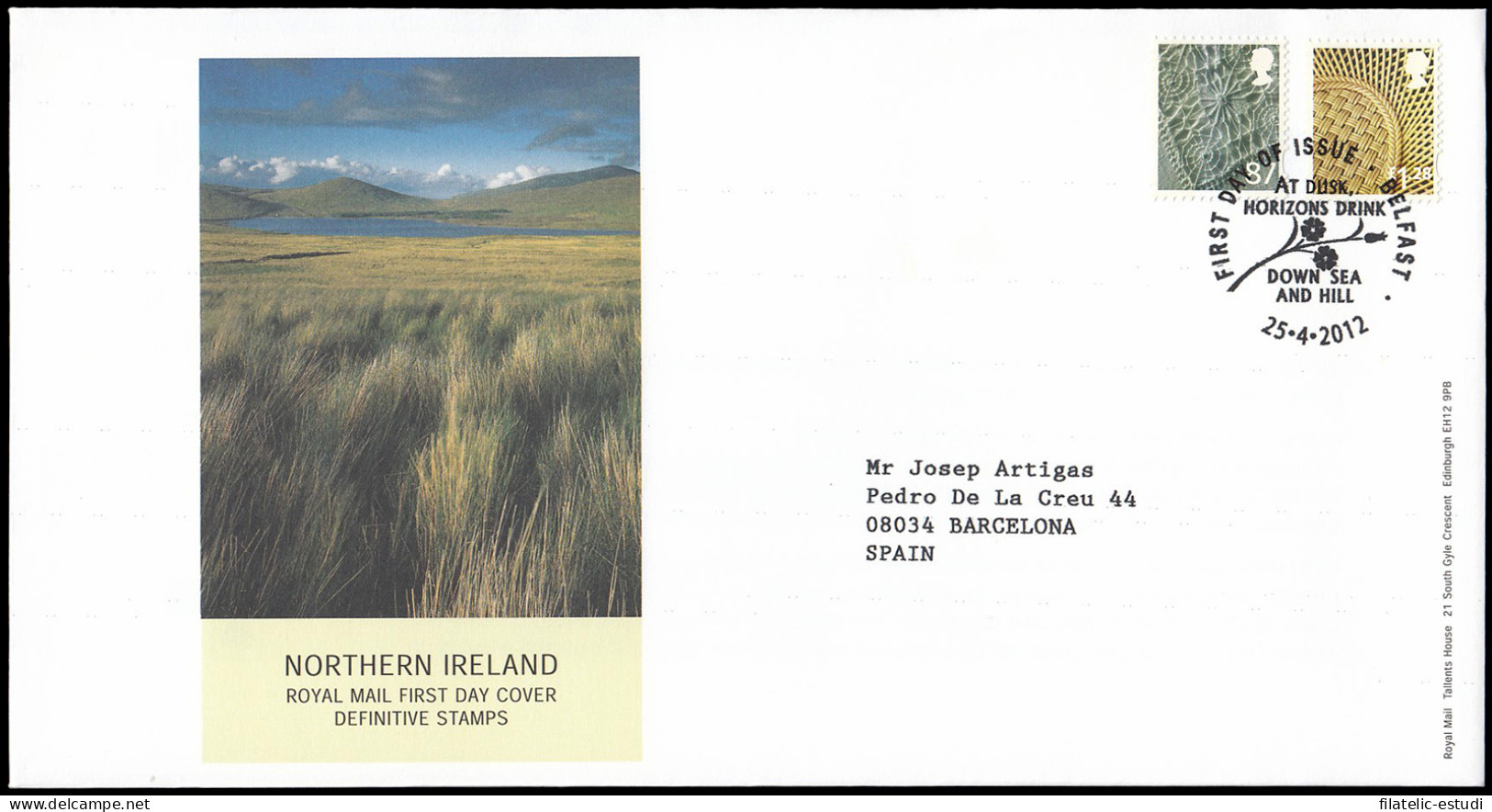 Gran Bretaña 3647/54 (de La Serie) 2012 SPD FDC Serie Regional Irlanda Del Nor - Non Classificati