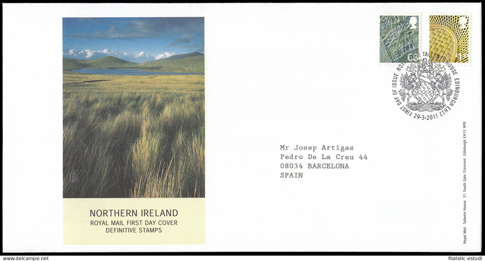 Gran Bretaña 3468/75 (de La Serie) 2011 SPD FDC Serie Regional Irlanda Del Nor - Ohne Zuordnung