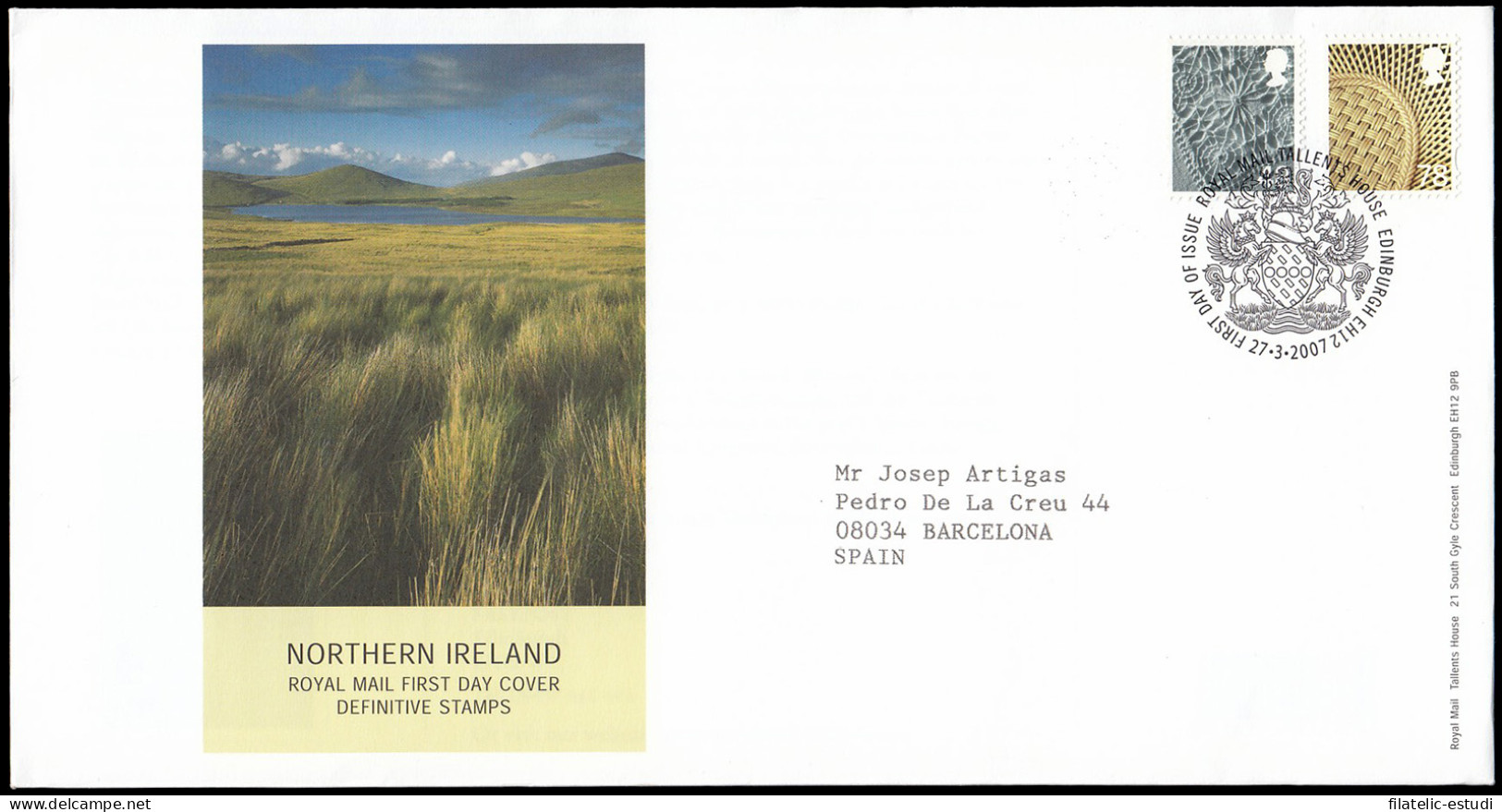 Gran Bretaña 2877/84 (de La Serie) 2007 SPD FDC Serie Regional Irlanda Del Nor - Non Classificati