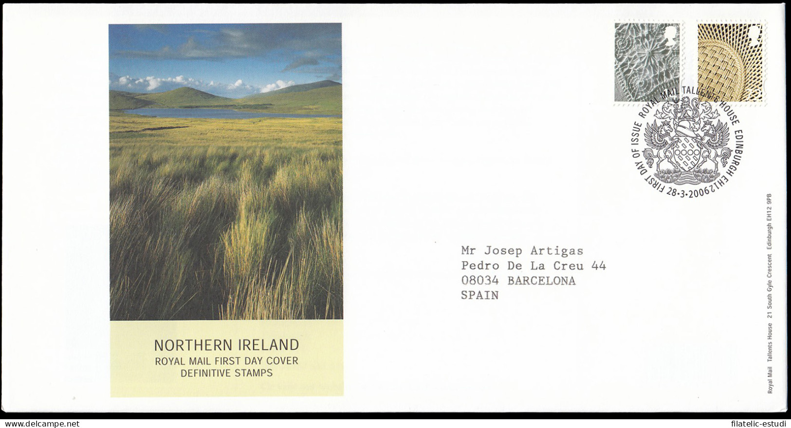 Gran Bretaña 2754/61 (de La Serie) 2006 SPD FDC Serie Regional Irlanda Del Nor - Ohne Zuordnung