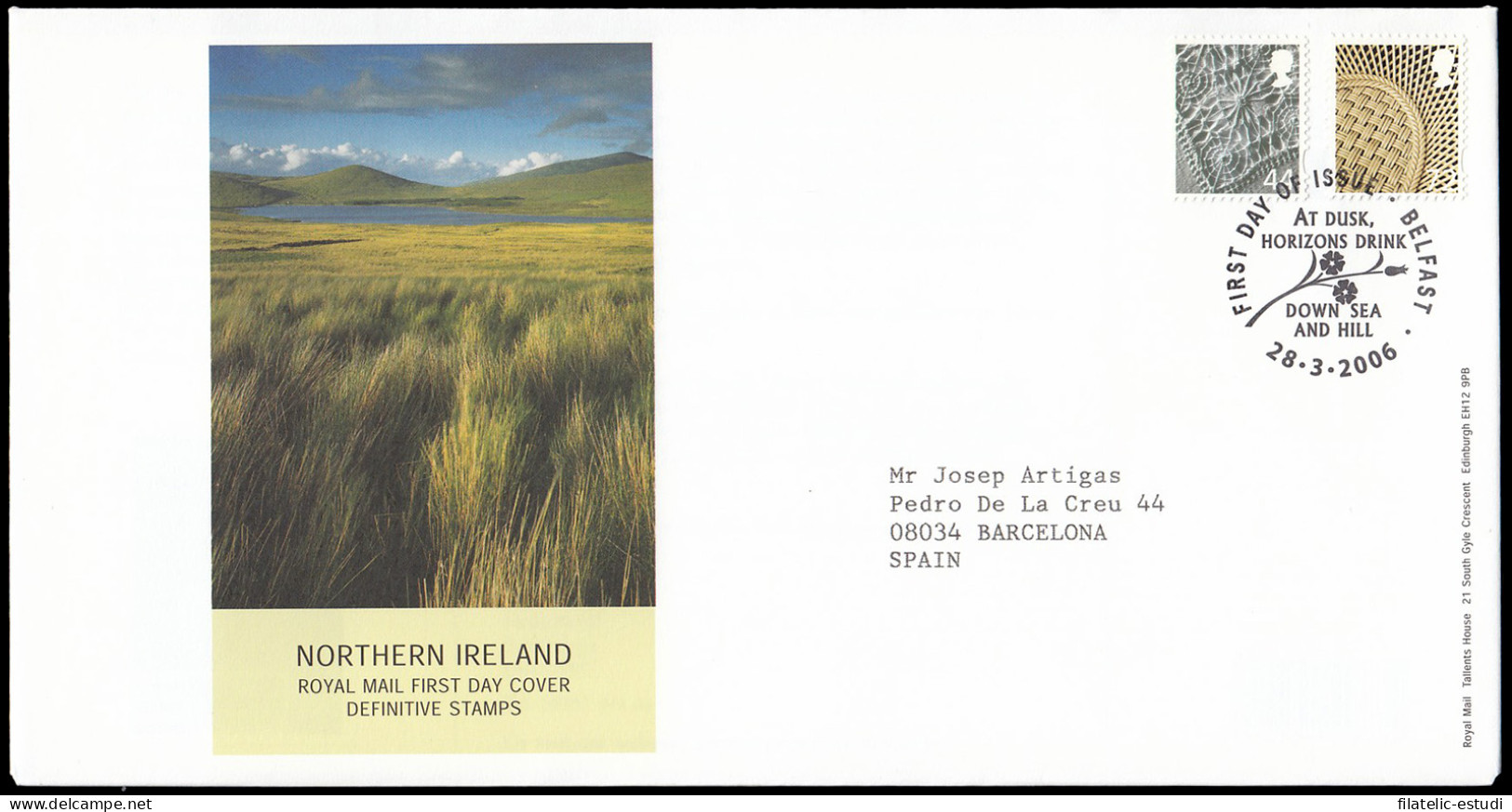 Gran Bretaña 2754/61 (de La Serie) 2006 SPD FDC Serie Regional Irlanda Del Nor - Ohne Zuordnung