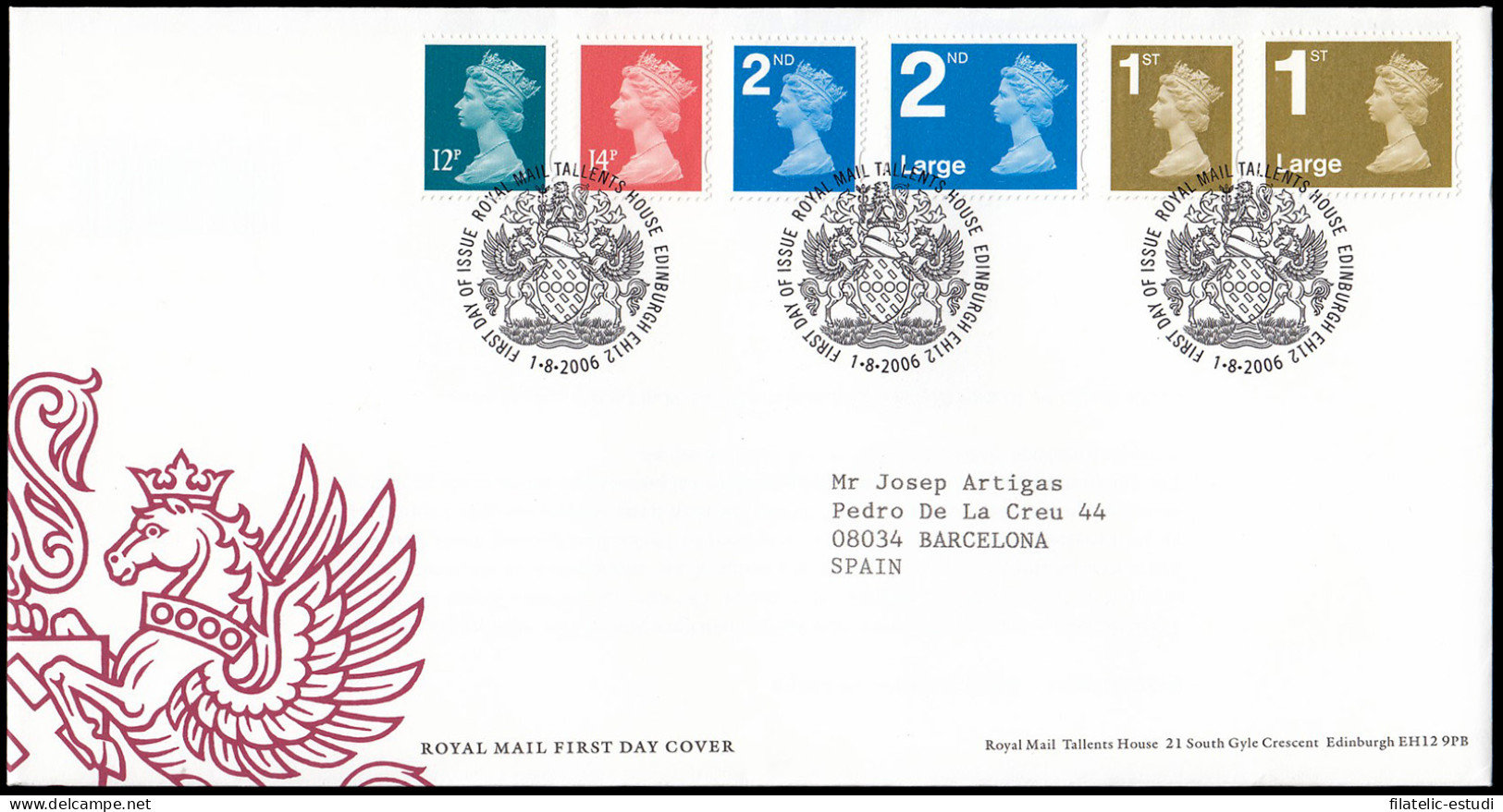 Gran Bretaña 2788/93 2006 SPD FDC Serie Reina Isabel II Sobre Primer Día Talle - Sin Clasificación