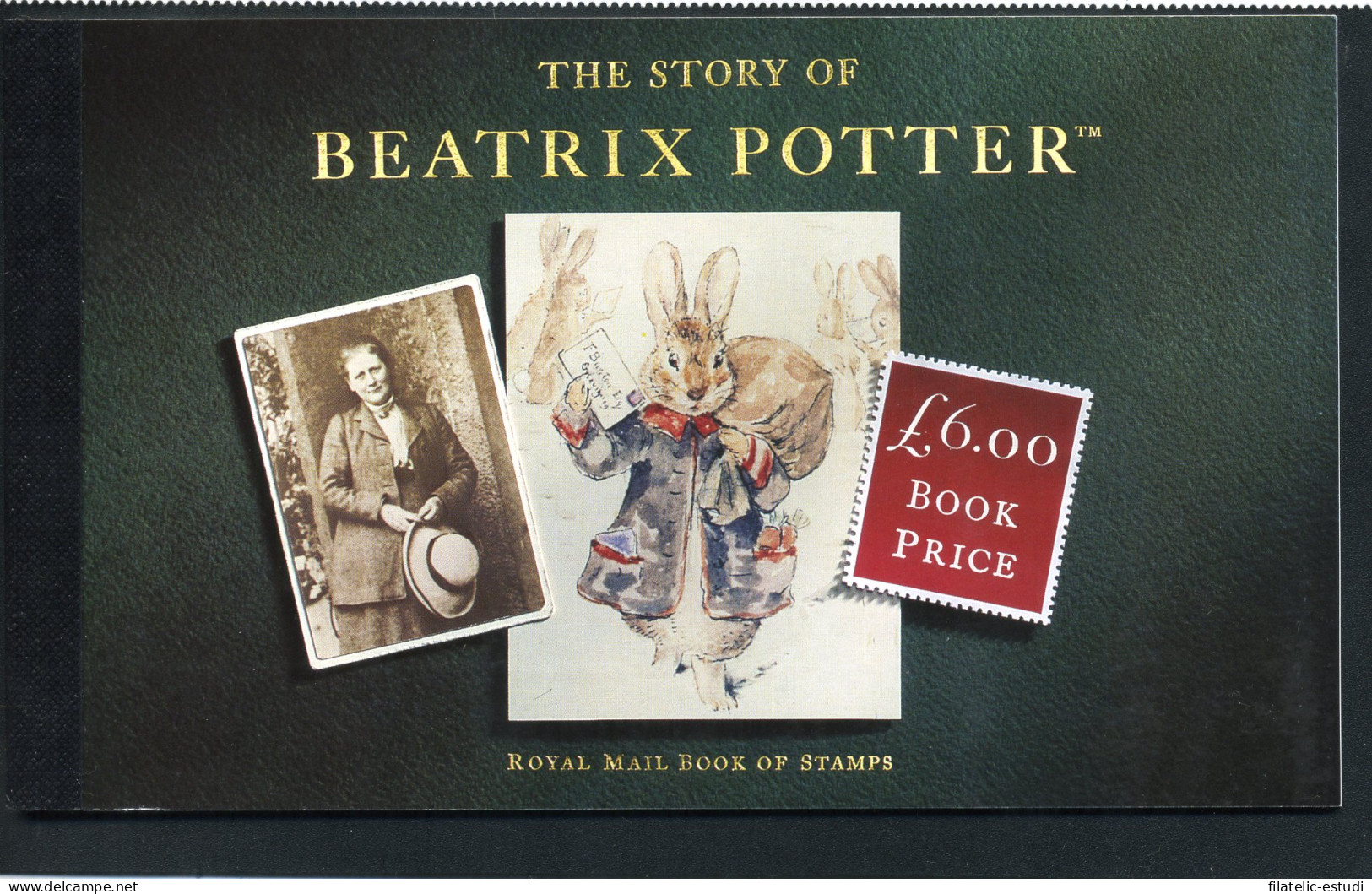 Gran Bretaña - 1655-C 1993 Historia De Beatrix Potter Carné Prestigio 10 Pagin - Sin Clasificación